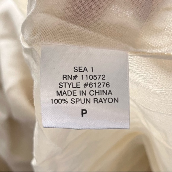 Twelfth Street Edgy Boho Leather Strappy Embroidered cream Cascading Maxi Dress - Picture 14 of 14